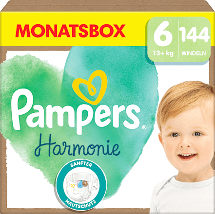 Großpackung Pampers Harmonie Windeln Größe 6