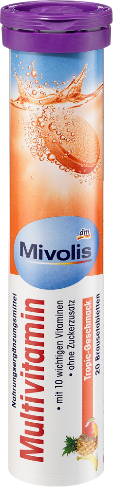 Mivolis Comprimés effervescents Multivitaminés 20 comprimés - by Hana Beauty