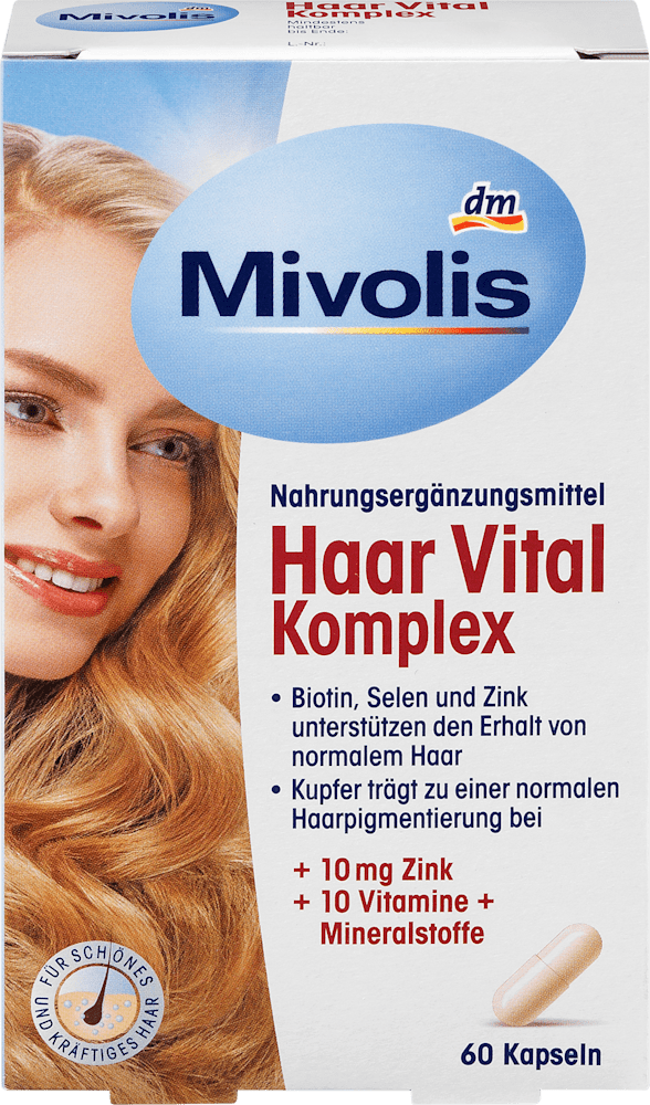 Mivolis Complexe capillaire vital, 60 capsules - by Hana Beauty