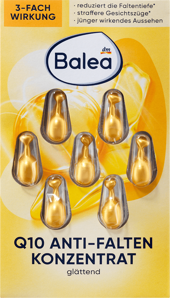 Balea capsules Q10 Anti-rides, 7 pcs - by Hana Beauty