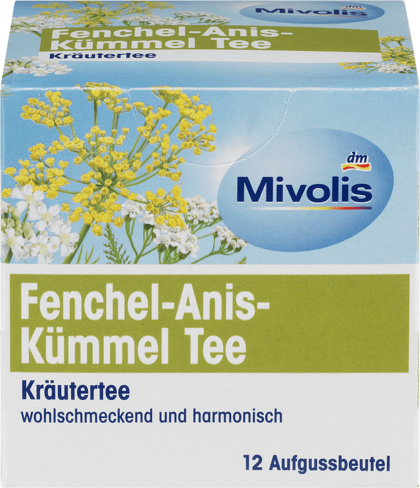 Mivolis Infusion fenouil-anis-carvi (12 sachets) - by Hana Beauty