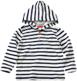 Kinder Pullover, Gr. 128, in Bio-Baumwolle, blau, weiß ALANA