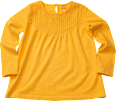 Kinder Shirt, Gr. 140, in Baumwolle, gelb PUSBLU