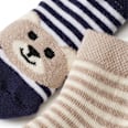 Baby Socken, Gr. 15/16, mit Bio-Baumwolle, blau, beige ALANA