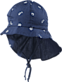Baby Mütze, Gr. 44/45, aus Bio-Baumwolle, blau ALANA