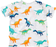 Kinder Shirt, Gr. 110, in Baumwolle, weiß, bunt PUSBLU