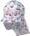 Kinder Mütze, Gr. 54/55, aus Bio-Baumwolle, weiß, rosa ALANA