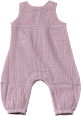 Baby Strampler, Gr. 68, aus Bio-Baumwolle, lila ALANA