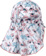 Kinder Mütze, Gr. 54/55, aus Bio-Baumwolle, weiß, rosa ALANA