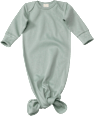 Baby Knotenkleid, Gr. 50/56, aus Bio-Baumwolle, grün ALANA