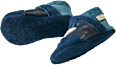 Lederschuhe mit Schiff- & Flossen-Motiv, blau, Gr. 20/21 ALANA