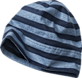 Mütze mit Ringeln, blau, Gr. 54/55 ALANA
