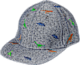 Basecap mit Dino-Muster, blau, Gr. 52/53 PUSBLU