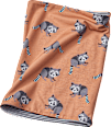 Loop Schal mit Waschbär-Muster, orange ALANA