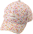 Basecap mit Blumen-Muster, bunt, Gr. 52/53 PUSBLU