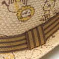 Strohut mit Safari-Muster, beige, Gr.50/51 PUSBLU