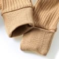 Baby Knotenkleid, Gr. 62/68, aus Bio-Baumwolle, beige ALANA