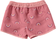 Badehose mit Regenbogen-Muster, rosa, Gr. 122/128 PUSBLU