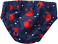 Schwimmwindel mit Krebs-Muster, blau, Gr. 86/92 PUSBLU