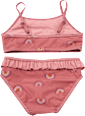 Bikini mit Regenbogen-Muster, rosa, Gr. 98/104 PUSBLU