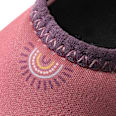 Badeschuhe mit Regenbogen-Muster,  rosa, Gr. 25/26 PUSBLU