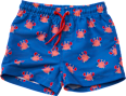 Badehose mit Krebs-Muster, blau, Gr. 110/116 PUSBLU