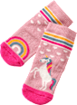 ABS Socken mit Einhorn-Motiv, rosa, Gr. 18/19 ALANA