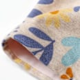 Loop Schal mit Blumen-Muster, beige ALANA