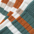 Socke mit Ripp-Struktur, grün + gelb + weiß, Gr. 23/26 PUSBLU