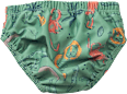 Schwimmwindel mit Tier-Muster, grün, Gr. 74/80 PUSBLU