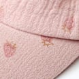 Basecap aus Musselin mit Erdbeeren-Muster, rosa, Gr. 52/53 PUSBLU