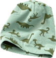 Mütze zum Wenden mit Dino-Muster, grün, Gr. 52/53 ALANA