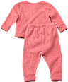 Set mit Langarmshirt & Hose mit Pflanzenfarben gefärbt, rosa, Gr. 56 ALANA