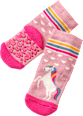 ABS Socken mit Einhorn-Motiv, rosa, Gr. 18/19 ALANA