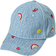Basecap mit Regenbogen-Muster, blau, Gr. 52/53 PUSBLU