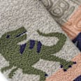 Stoppersocken mit Dino-Motiv, grau, Gr. 25/26 PUSBLU