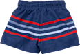 Badehose mit Ringeln, blau & rot, Gr. 122/128 PUSBLU