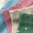 Sneaker Socken mit Wellen-Bund, rosa + blau, Gr. 23/26 PUSBLU
