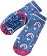 Stoppersocken mit Regenbogen-Muster, lila & blau, Gr. 21/22 ALANA
