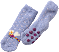ABS Socken mit Libellen-Motiv, flieder, Gr. 18/19 PUSBLU