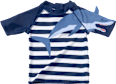 UV Shirt mit Hai-Applikation, blau, Gr. 122/128 PUSBLU