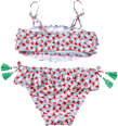 Bikini mit Erdbeeren-Muster, rosa, Gr. 98/104 PUSBLU