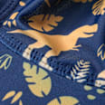 Bademütze mit Dino-Muster, blau, Gr. 48/49 PUSBLU