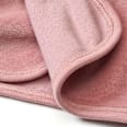 Langarmshirt mit Wickelschnitt aus Nicki-Stoff, rosa, Gr. 74 ALANA