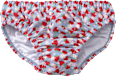 Schwimmwindel mit Erdbeer-Muster, blau & rot, Gr. 86/92 PUSBLU