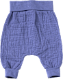 Hose aus Musselin mit Mitwachsfunktion, blau, Gr. 68 ALANA