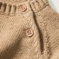 Pullover aus Strick mit Mitwachsfunktion, beige, Gr, 62 ALANA