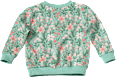 Sweatshirt Pro Climate mit Blumen-Muster, grün, Gr. 104 ALANA