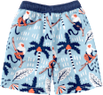 Badehose mit Affen-Muster, blau, Gr. 110/116 PUSBLU