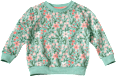 Sweatshirt Pro Climate mit Blumen-Muster, grün, Gr. 104 ALANA